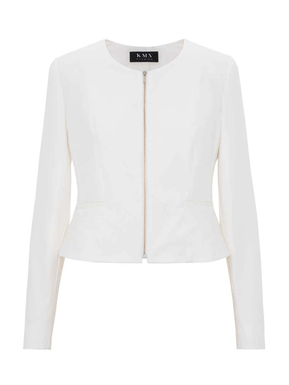 Short zip-up jacket